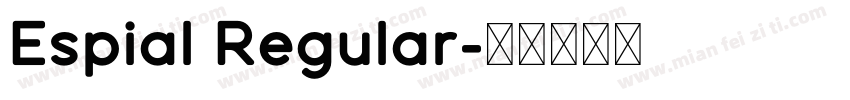 Espial Regular字体转换
